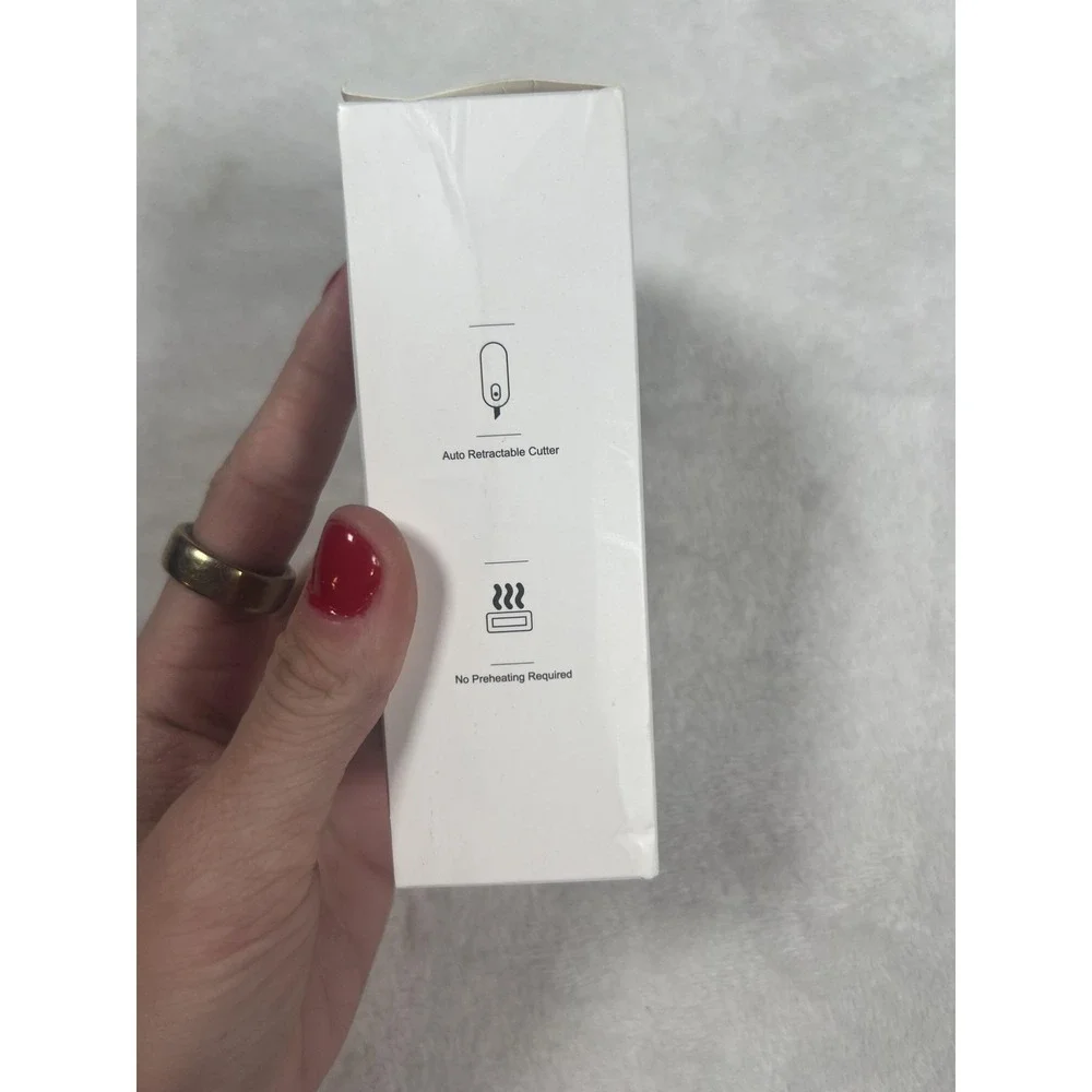 Mini Heat Bag Sealer 2 In‎ 1 Handheld USB-C Rechargeable Cutter White Portable